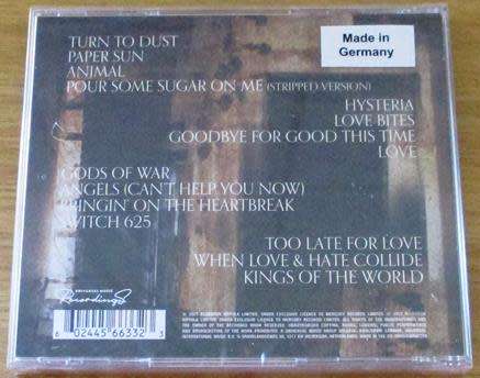 DEF LEPPARD With The Royal Philharmonic Orchestra Drastic Symphonies CD