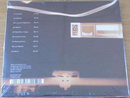 RECOIL Unsound Methods CD [Alan Wilder of ex-Depeche Mode]