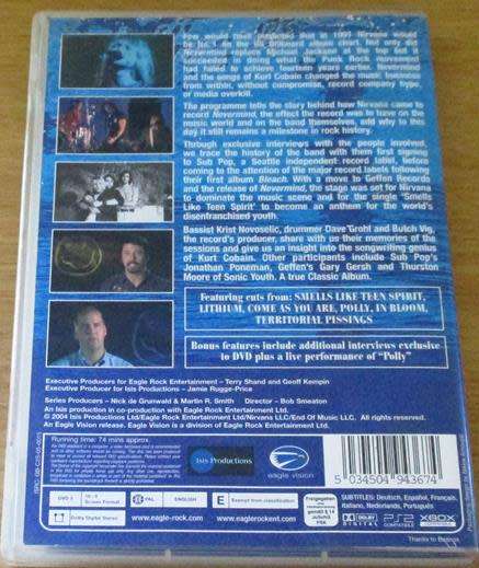 NIRVANA Nevermind DVD