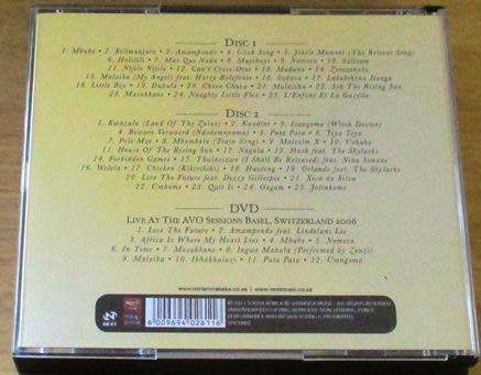 MIRIAM MEKABA The Unforgettable Miriam Makeba 2xCD + DVD FATBOX [Z x 12]
