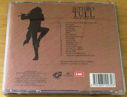 JETHRO TULL Platinum Part II 1976-1994 CD [Z x 12]