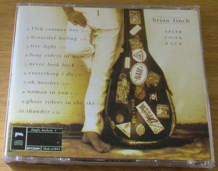 BRIAN FINCH Never Look Back CD  [Z x 6] autographed