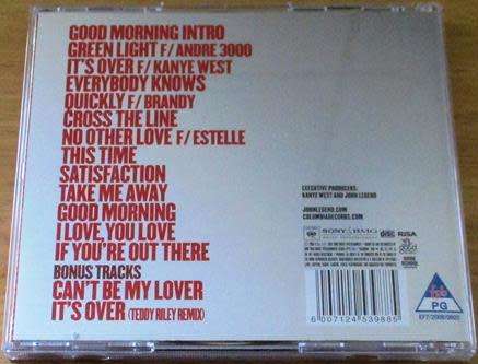 JOHN LEGEND Evolver CD [G x 7]