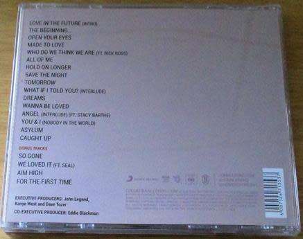 JOHN LEGEND Love in the Future CD [G x 7]