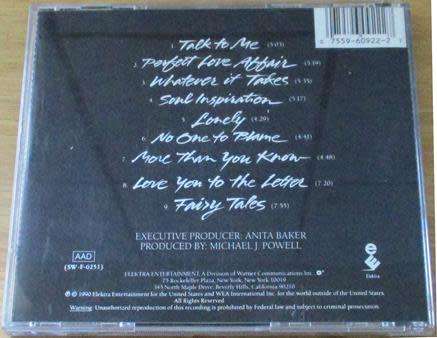 ANITA BAKER Compositions CD [G x 7]