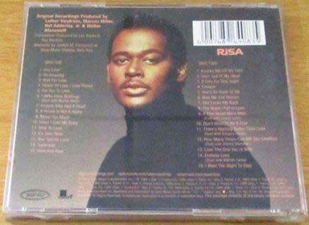 LUTHER VANDROSS The Essential Luther Vandross 2xCD [G x 12]