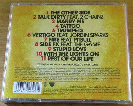 JASON DERULO Tattoos CD [G x 13]