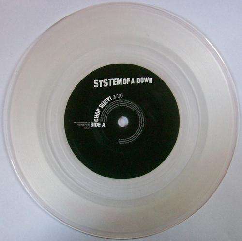 SYSTEM OF A DOWN - CHOP SUEY! CLEAR 7" VINYL