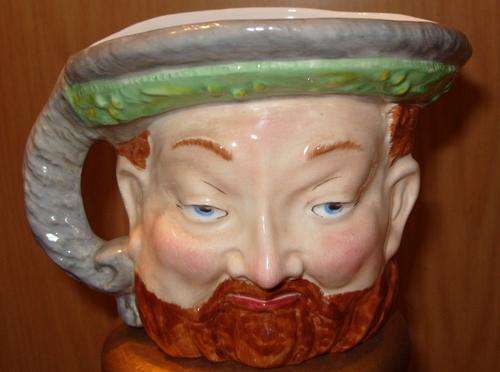 Character JUG Royal Staffordshire of Athur Bowker  ~ Fine Bone China