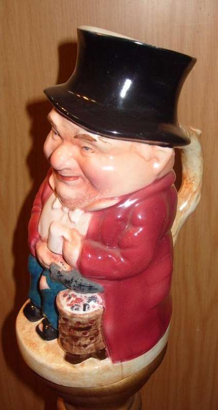 HUGE!!Character JUG ~ The Watchman ~  Burlington Ware