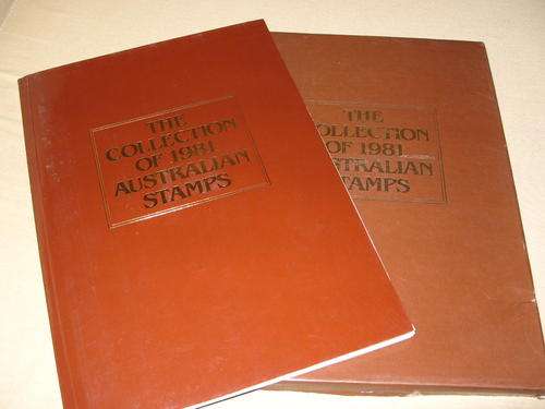The Collection of 1981 Australian Stamps - In book Format - ALL MINT UNMOUNTED
