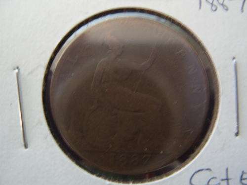 Great Britain ~ 1/2 Penny ~ 1887 ~ CV : R370 ~