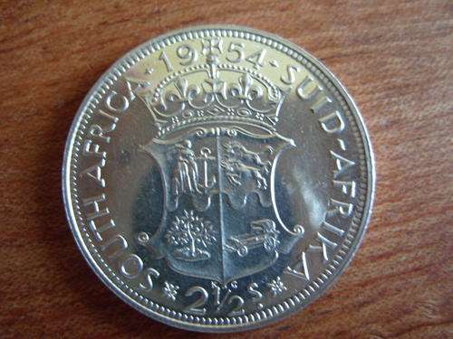 ~ UNION OF SA ~ 1954 ~ Half Crown ~ PROOF