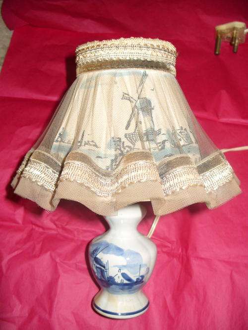 Pair Lamp with Original Pattern Shade