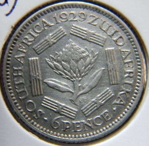 South Africa - 1929 - 6d EF = R2000