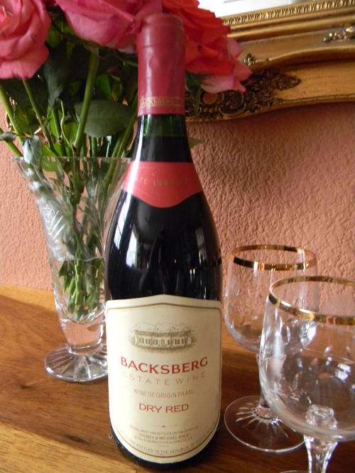*The Wine Cellar* Backsberg Dry Red 1995