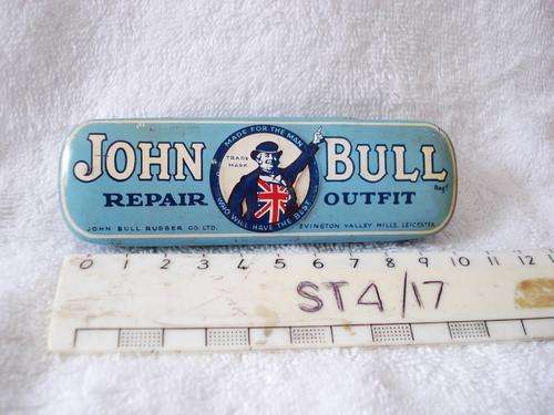 john bull repair outfit tin