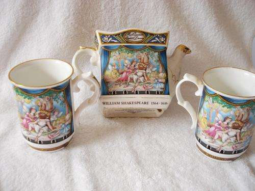 William Shakespeare mug set  (MIDSUMMER NIGHT'S DREAM)