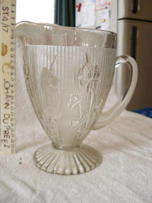 old glass jug