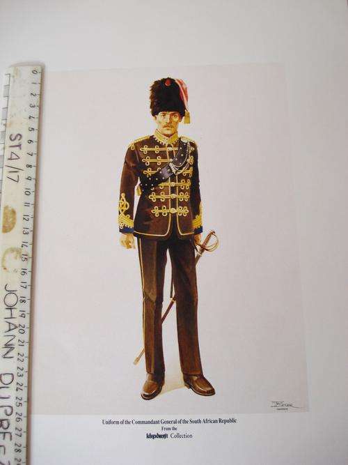 Klipdrift Collection - UNIFORM OF THE COMMANDANT GENERAL OF SA REPUBLIC