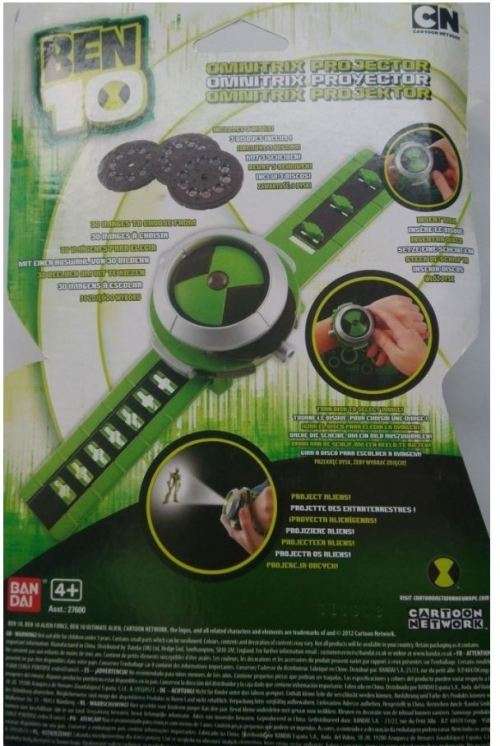 Ben 10 Alien Viewer Omnitrix Cartoon Watch Includes 3 Animation Disks