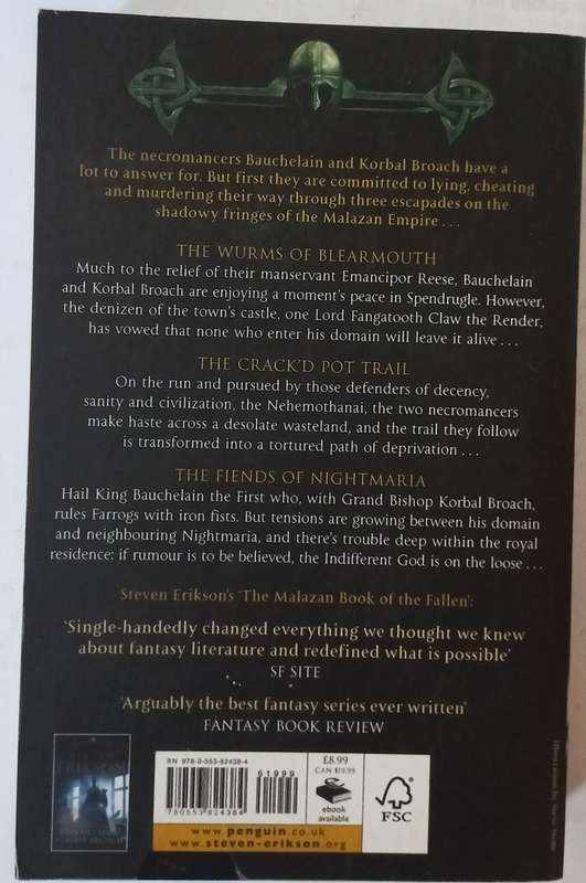 The Second Collected Tales of Bauchelain and Korbal Broach. By Steven Erikson. Malazan Empire