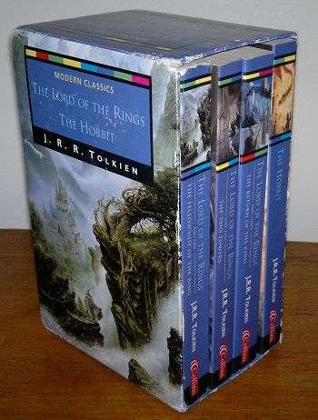 JRR Tolkien - Lord Of The Rings Trilogy & The Hobbit Box Set