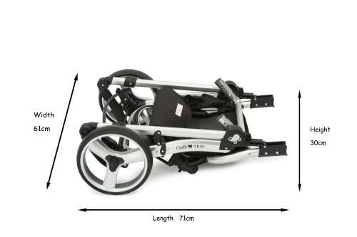 Ciello Trio - 3 in 1 Luxury Baby Travel System - Beige (Free Delivery Nationwide)