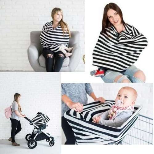 Ciello Baby 4 in 1 Nursing Cover - Zebra Stripe (Free Delivery Nationwide)