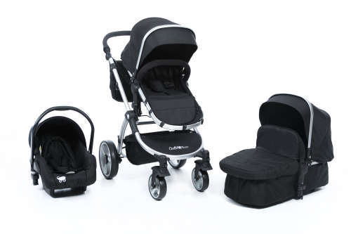 Ciello Trio - 3 in 1 Luxury Baby Travel System (Smoky Black)