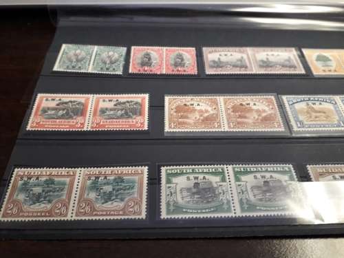 SACC 81-90 complete 1927 London Pictorial set, S.W.A overstamps - Complete MLH