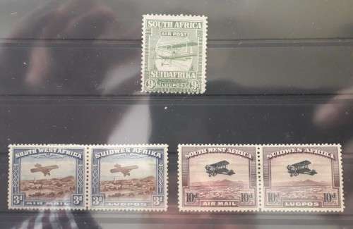 NICE CARD WITH SWA AND UNION AIRMAILS CV R 2150.00