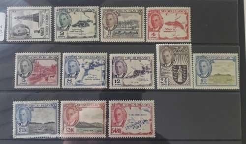BRITISH VIRGIN ISLANDS DEFN SET OF 12 SUPERB UMM. SG 136-47