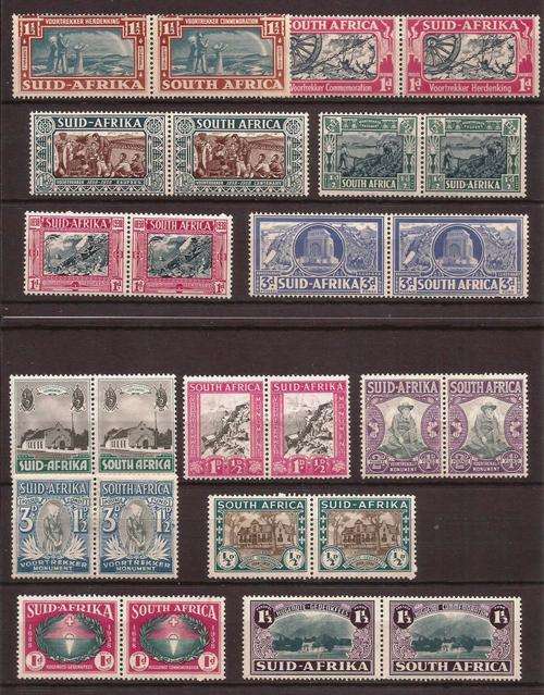 VOORTREKKER/HUGUENOT BONANZA- 4 SETS- IN 1 AUCTION - CV OVER R 3000.00