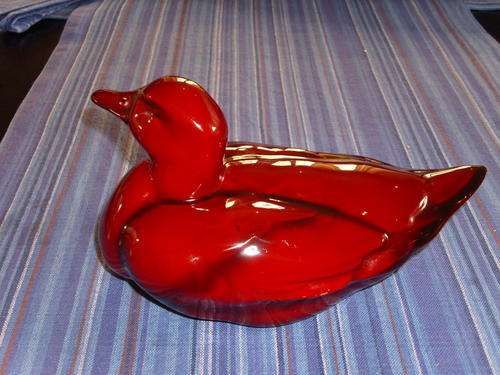 ROYAL DOULTON FLAMBE DUCK