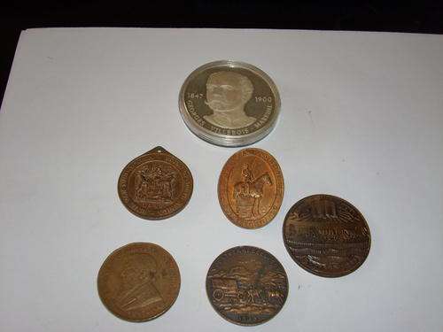 Ex Estate coin collection lot 4 - Boer/war medalions 6 nice items