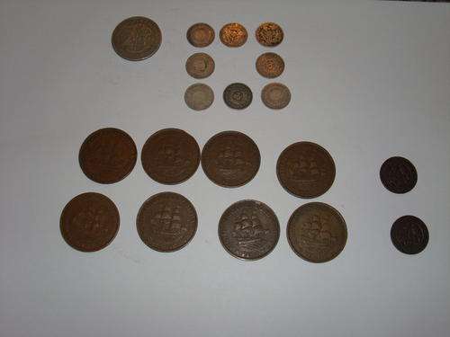 ESTATE LOT OF 19 SAUNION 1920'S COINS