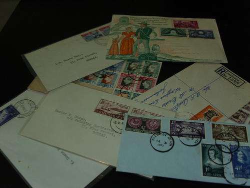 8 x UNION FDC'S 1940/50'S