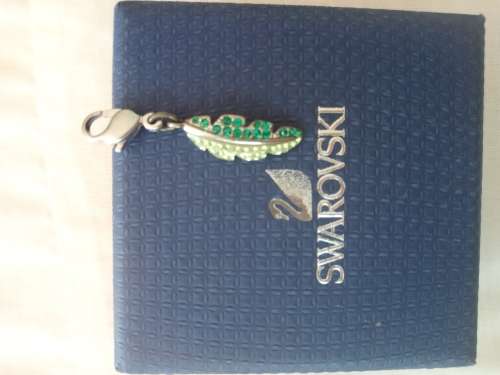 Swarovski Leaf Charm