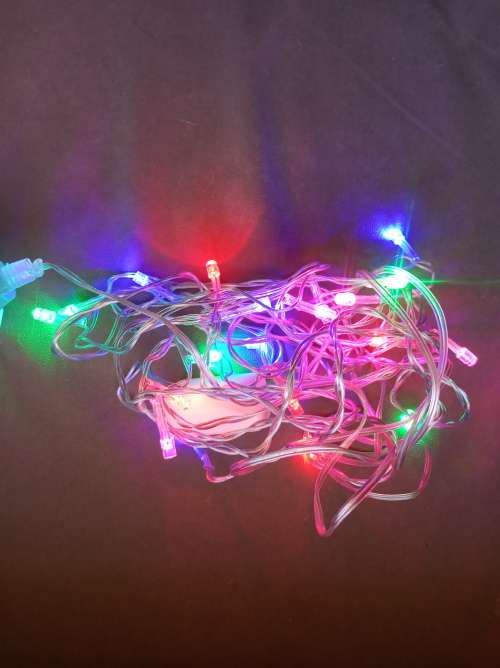 2 x 5m Multicolour Fairy Lights - ONE BID FOR BOTH