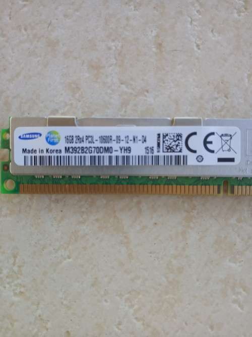 SAMSUNG 16GB DDR3 Low Profile Server Ram