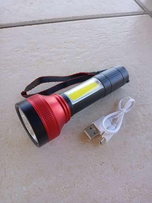 Rechargeable BRIGHT COB LED Torch