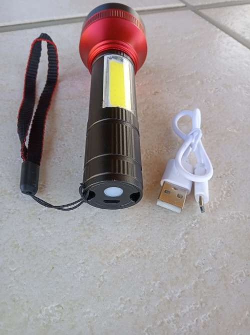 Rechargeable BRIGHT COB LED Torch