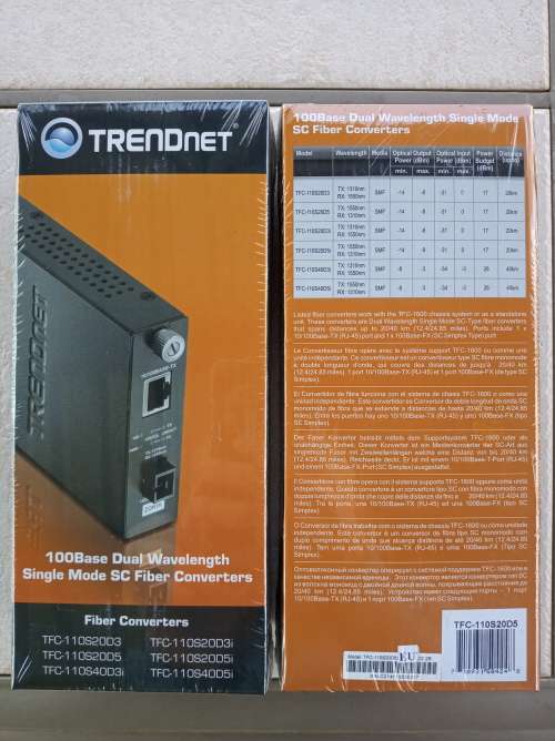 Trendnet Fibre Converter