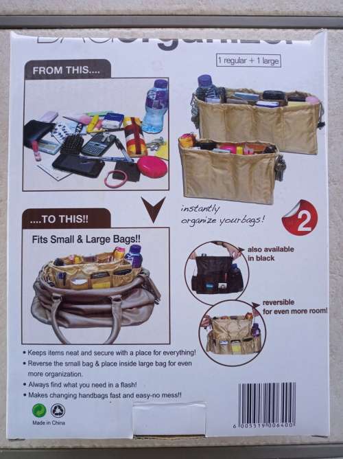 Bag Organiser