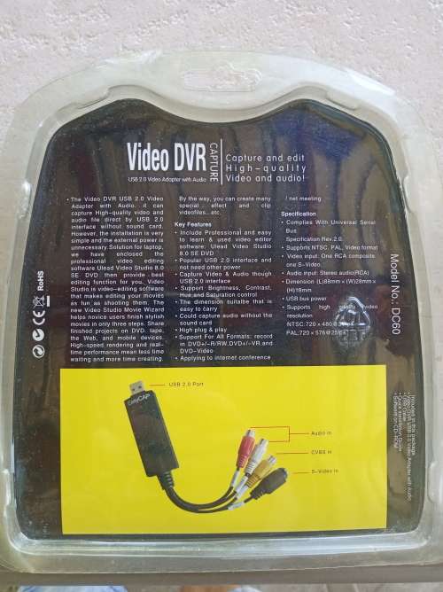 Video DVR USB 2.0 Video Adapter with Audio