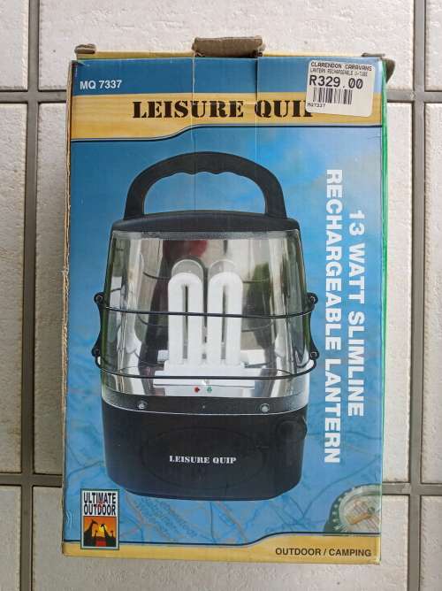 leisure Quip 13w Slimline Rechargeable Lantern - Please Read
