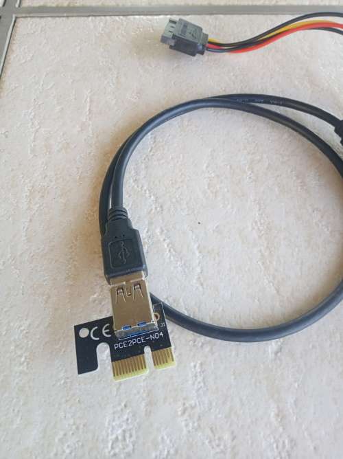 PCI-e 1X to 16X Powered Riser Set