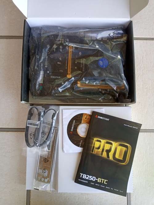Biostar TB250-BTC Motherboard + CPU + RAM Combo