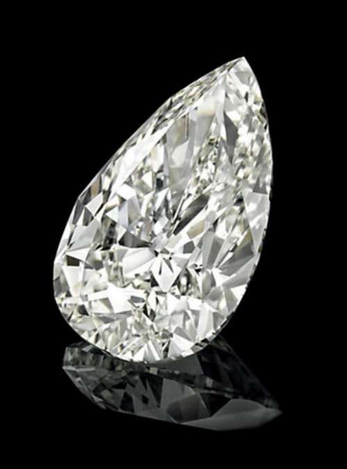 2 x 0.097 cts ( Matching Pair ) Pear Shape Natural Diamonds -